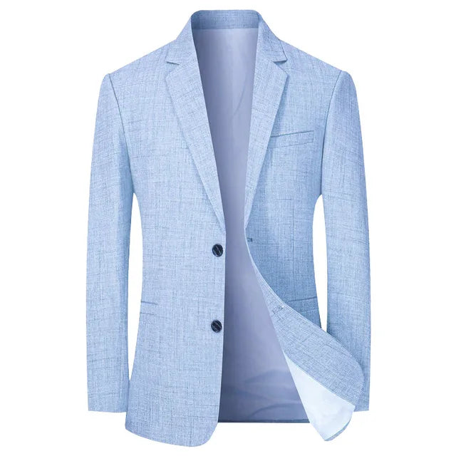 Herenblazer Vintage Stijl Polyester 0