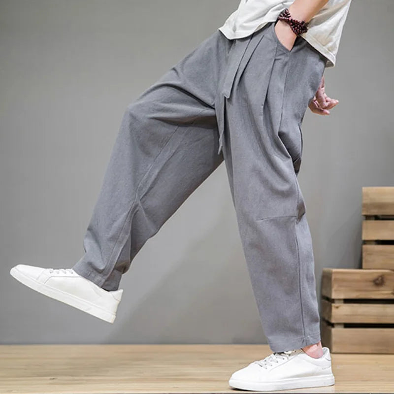 Herenbroek Linnen Relaxed Stijl 3