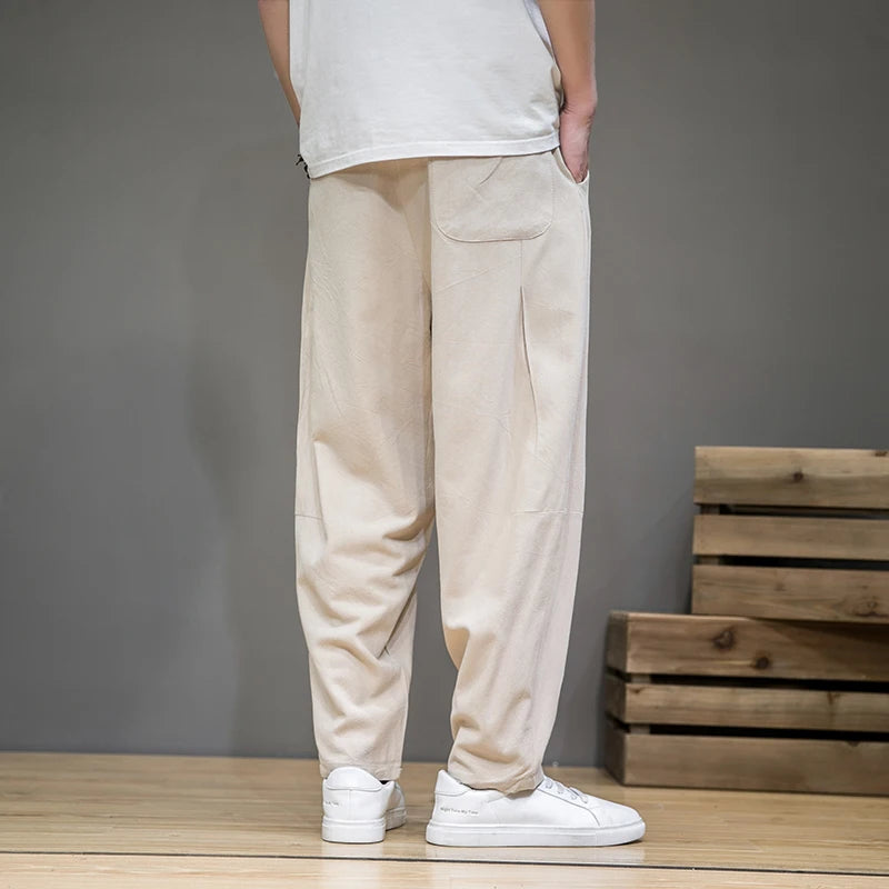 Herenbroek Linnen Relaxed Stijl 8