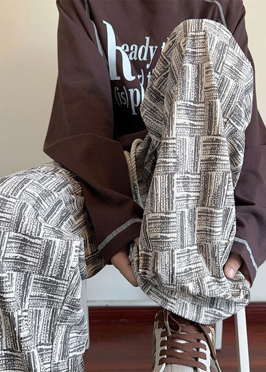 Herenbroek Oversized Ruitpatroon Casual 3