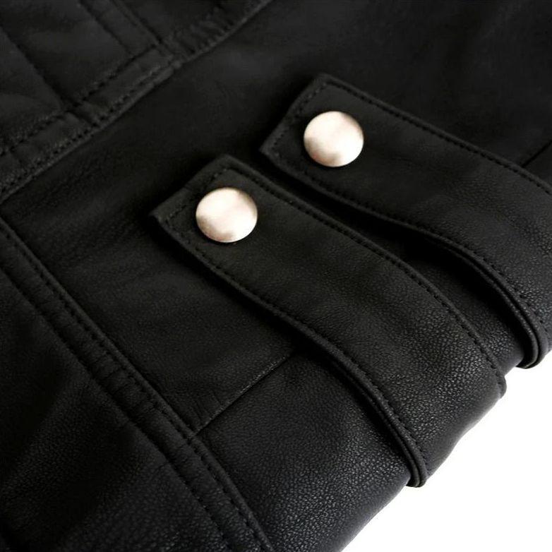 Herenjack met Rode Bies Casual Stijl 3