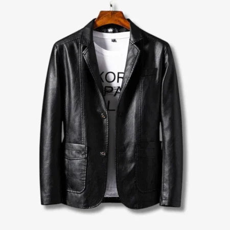 Herenjack met opstaande kraag en knoopsluiting 0
