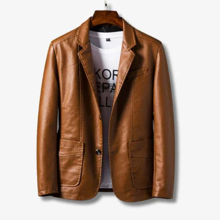 Herenjack met opstaande kraag en knoopsluiting 1