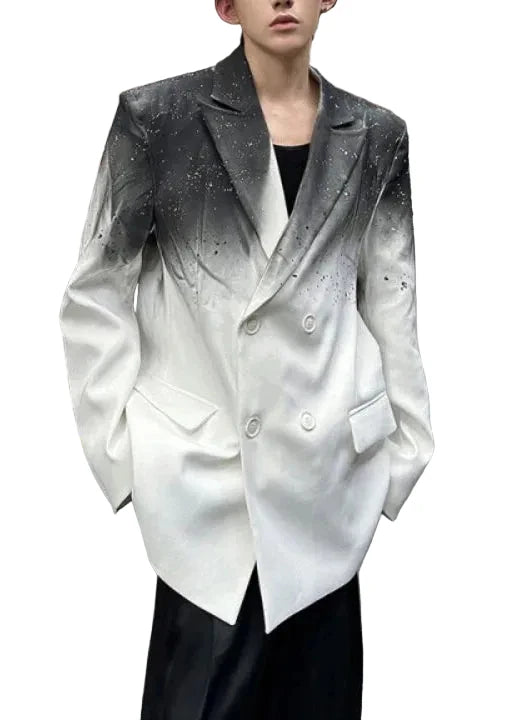 Herenjas Oversized Tie-Dye Stijlvol Herfstmodel 0