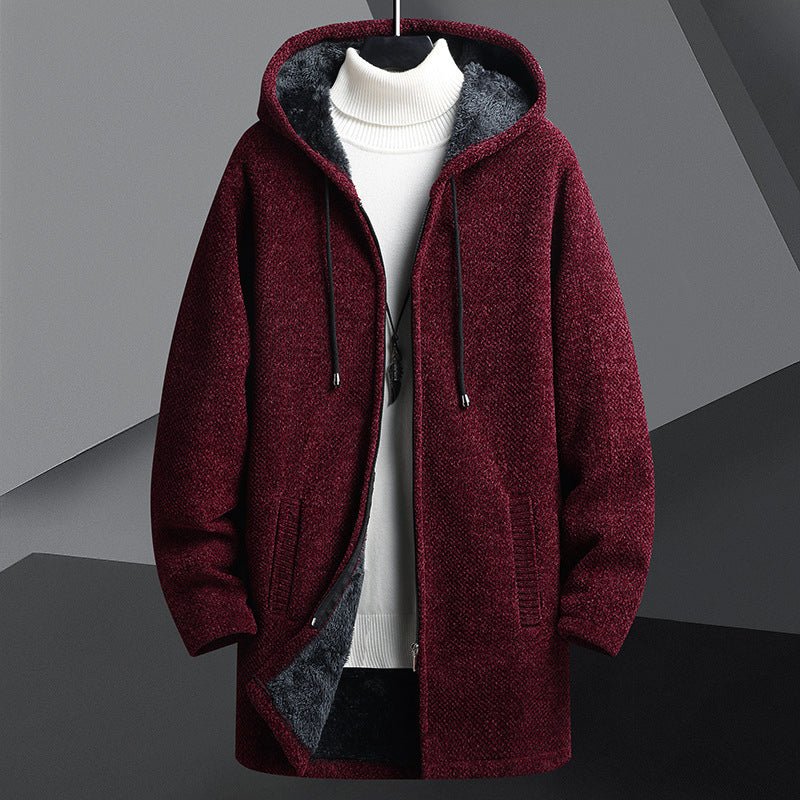 Herenjas met Capuchon en Fleece Binnenkant 4