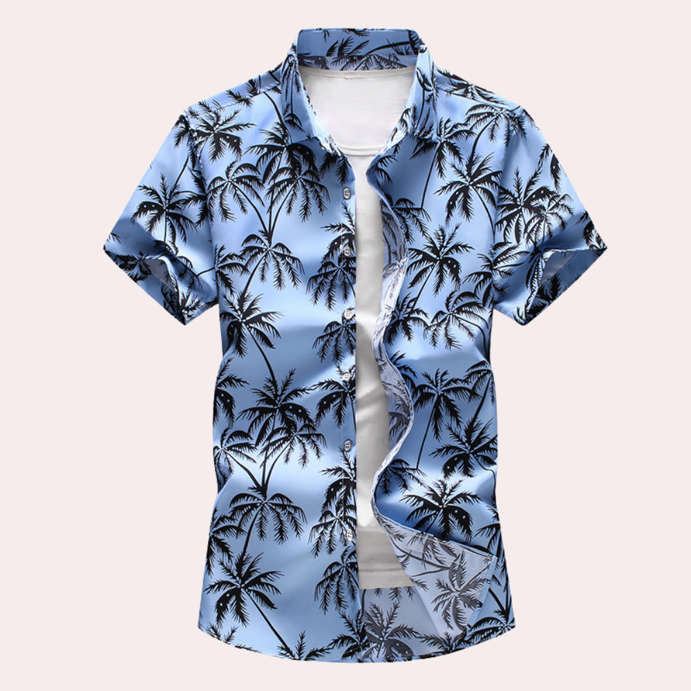 Herenoverhemd Gebloemd Casual 1