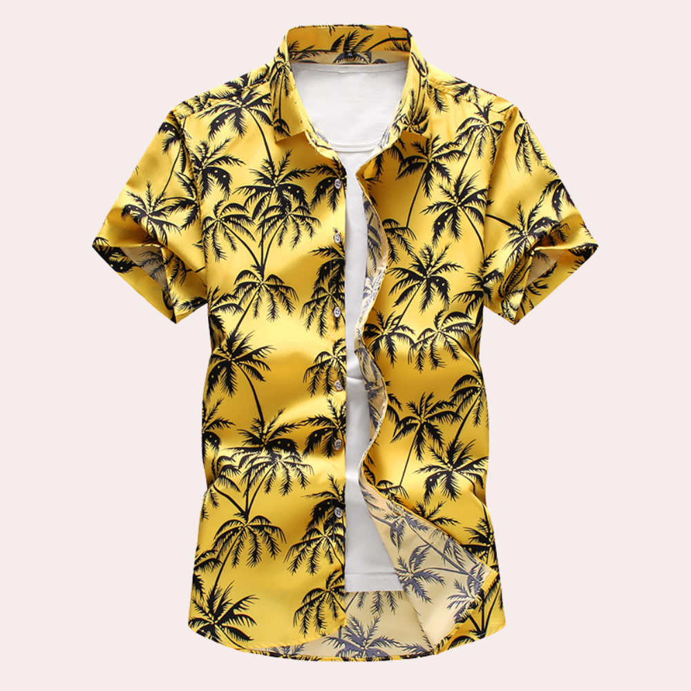 Herenoverhemd Gebloemd Casual 3