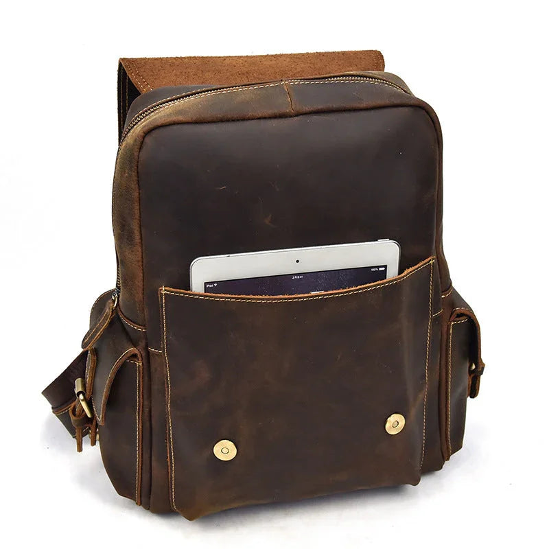 Herenrugzak Vintage Stijl 7