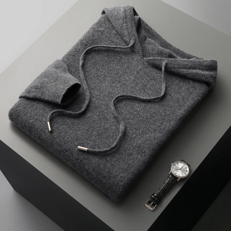Hoodie met relaxte pasvorm, gemaakt van een wolmix 8