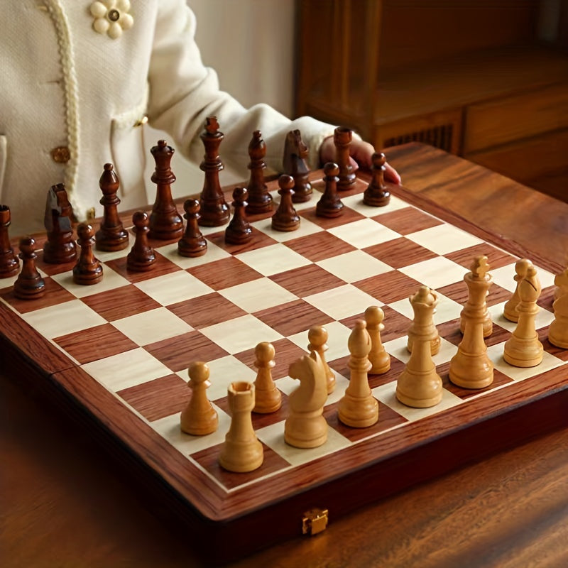 Houten Schaakspel voor Wedstrijden 4