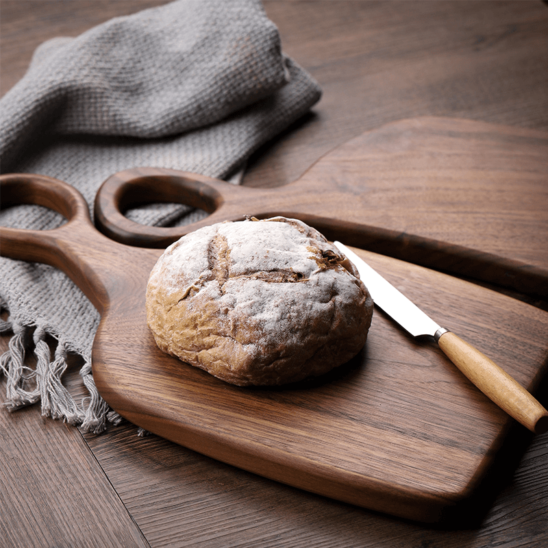 Houten Snijplank Met Afgerond Handvat Voor Keuken En Serveren 2