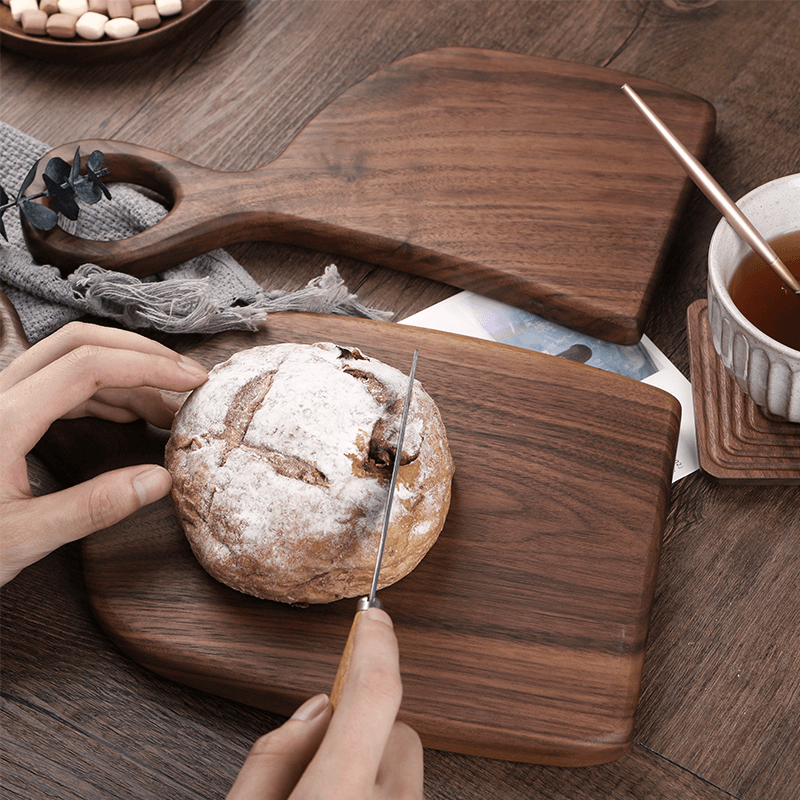 Houten Snijplank Met Afgerond Handvat Voor Keuken En Serveren 3