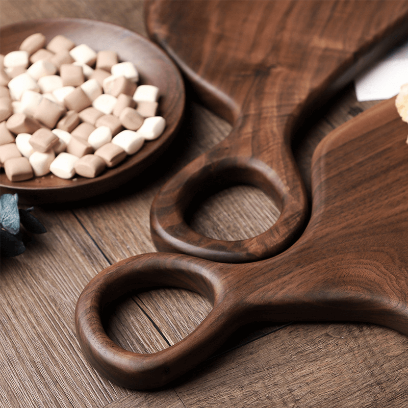 Houten Snijplank Met Afgerond Handvat Voor Keuken En Serveren 4