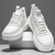 Variant image for Heren Sneakers Witte Leer Trendy Comfortabel-2