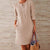 Variant image for Dames Midi Zomerjurk Stijlvol Katoen Ademend Flatterend-2