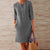 Variant image for Dames Midi Zomerjurk Stijlvol Katoen Ademend Flatterend-7