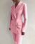 Dames Blazer en Broek Set Stijlvol Hoogwaardige Stoffen-6