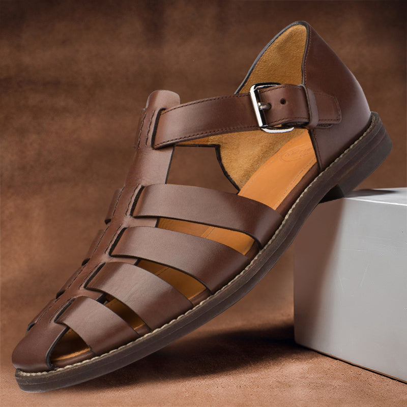 Variant image for Heren Sandalen Lederen Stijlvol Comfortabel-21