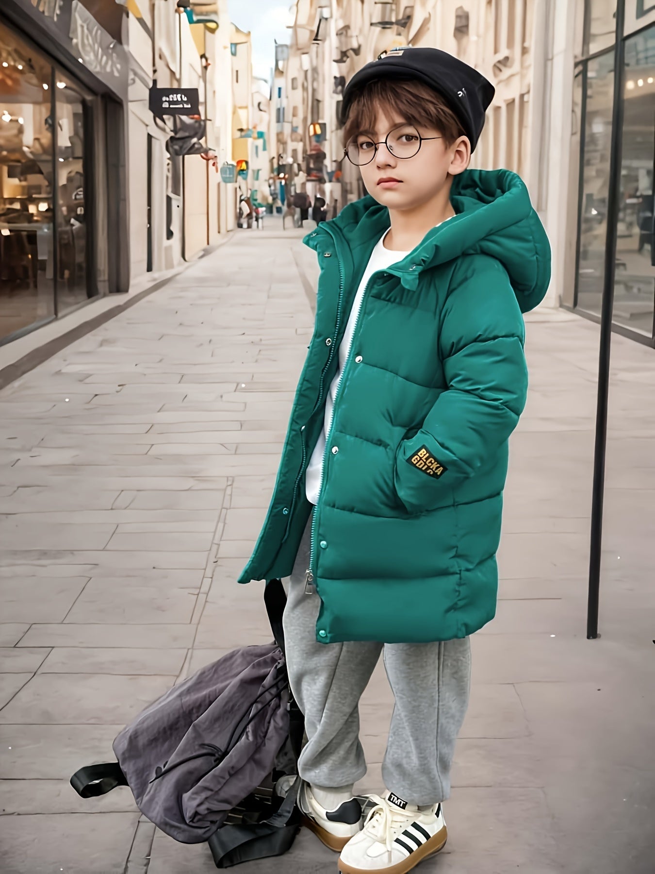 Jongens Halflang Jack Ademend Waterafstotend Met Ritssluiting 0