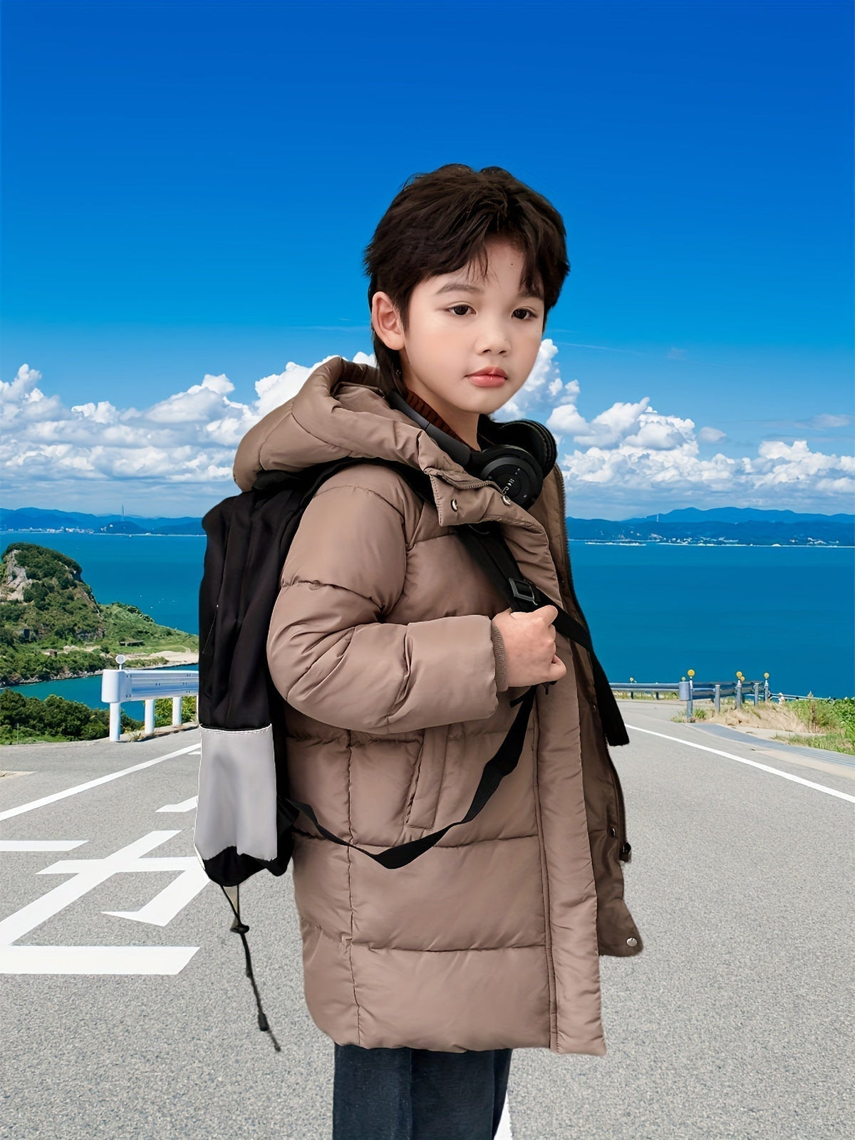 Jongens Halflang Jack Ademend Waterafstotend Met Ritssluiting 3