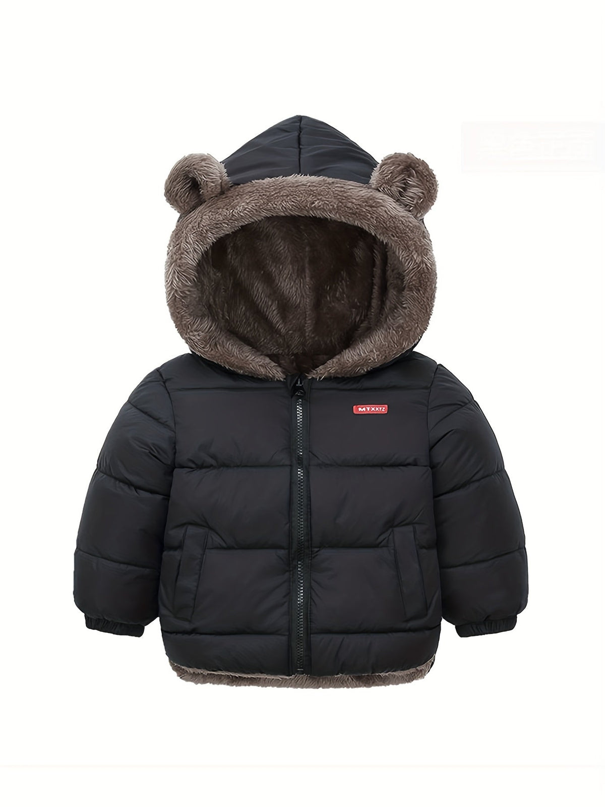 Jongens Jas Winter Lange Met Opstaande Kraag Ritssluiting Ademend Materiaal 1