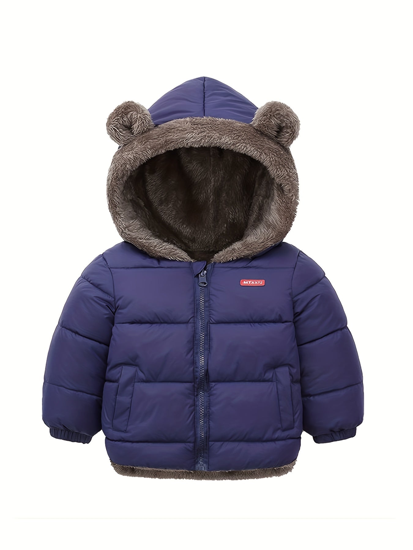 Jongens Jas Winter Lange Met Opstaande Kraag Ritssluiting Ademend Materiaal 3