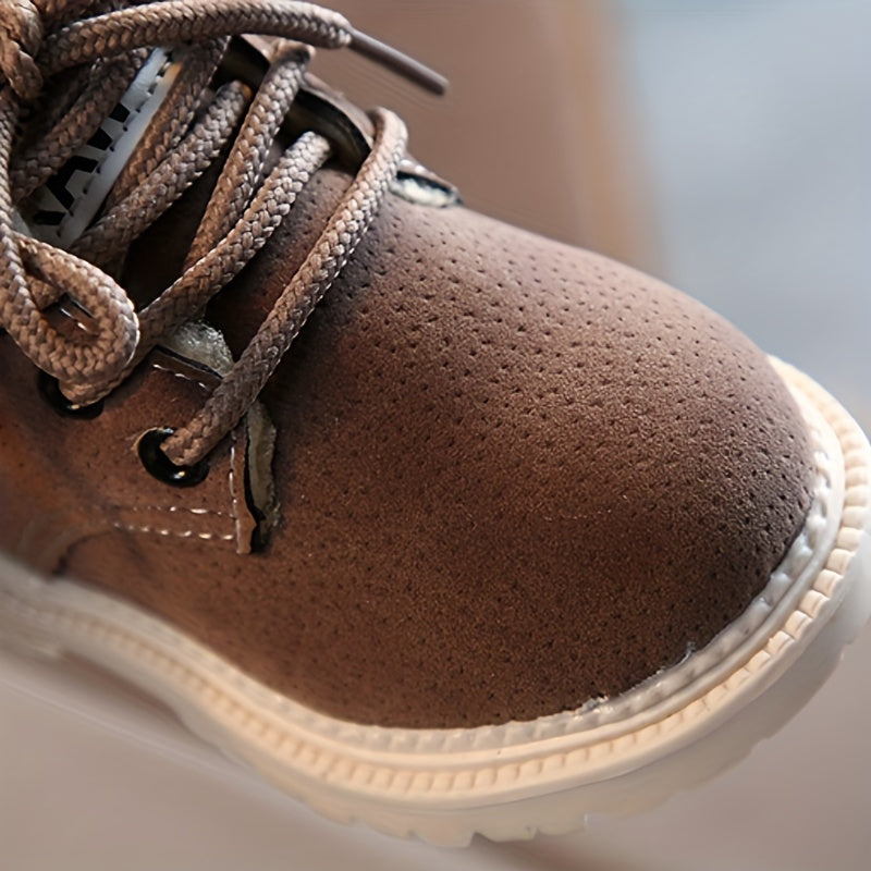 Jongens Outdoor-Enkellaarzen Met Fleecevoering en Waterdicht Materiaal 7