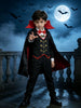 Jongens Pak Vampier Kostuum Set met Cape voor Halloween en Verkleedfeesten 0