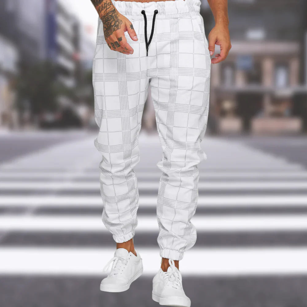 Variant image for Heren Geruite Broek Comfortabel Stijlvol Hoogwaardige Stof-15