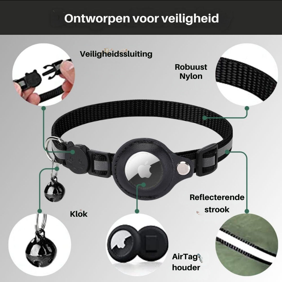 Kattenhalsband Met GPS En Reflecterend Ontwerp Voor Veiligheid En Stijl 3