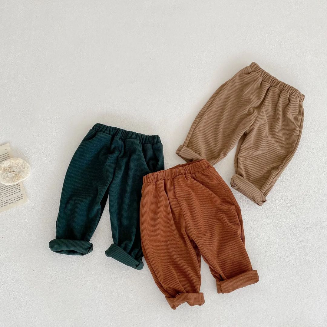 Kinder Set Corduroy Comfortabel Ademend 6