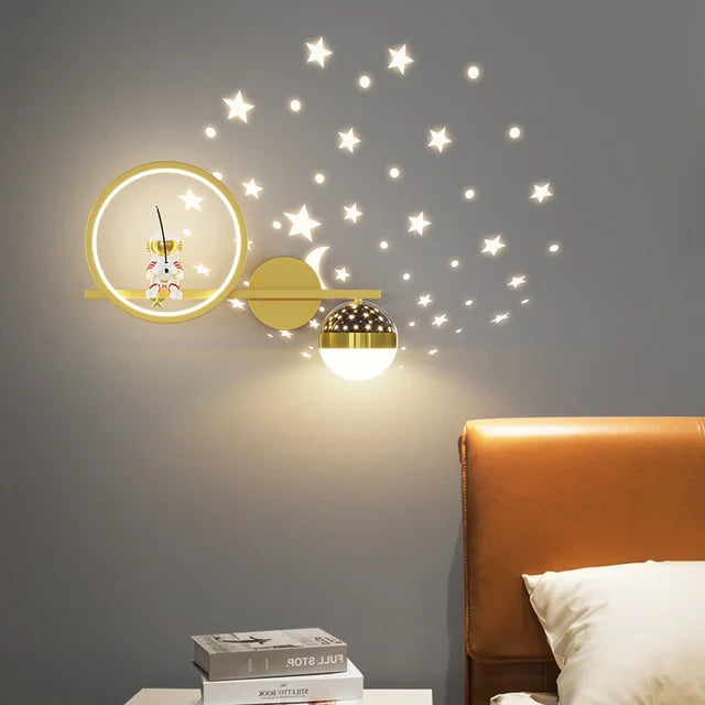 Kinder Wandlamp Droomachtige Universum LED 3