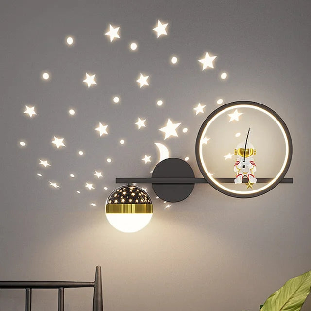 Kinder Wandlamp Droomachtige Universum LED 4