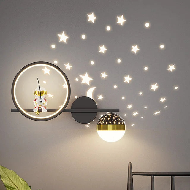 Kinder Wandlamp Droomachtige Universum LED 5
