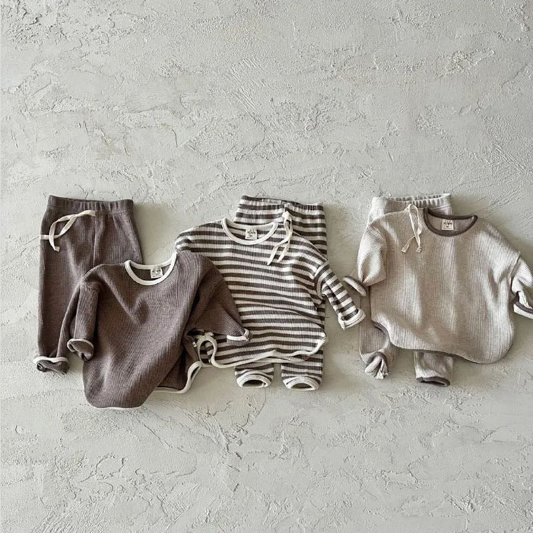 Kinderen Waffle Set Casual Ademend Materiaal 2