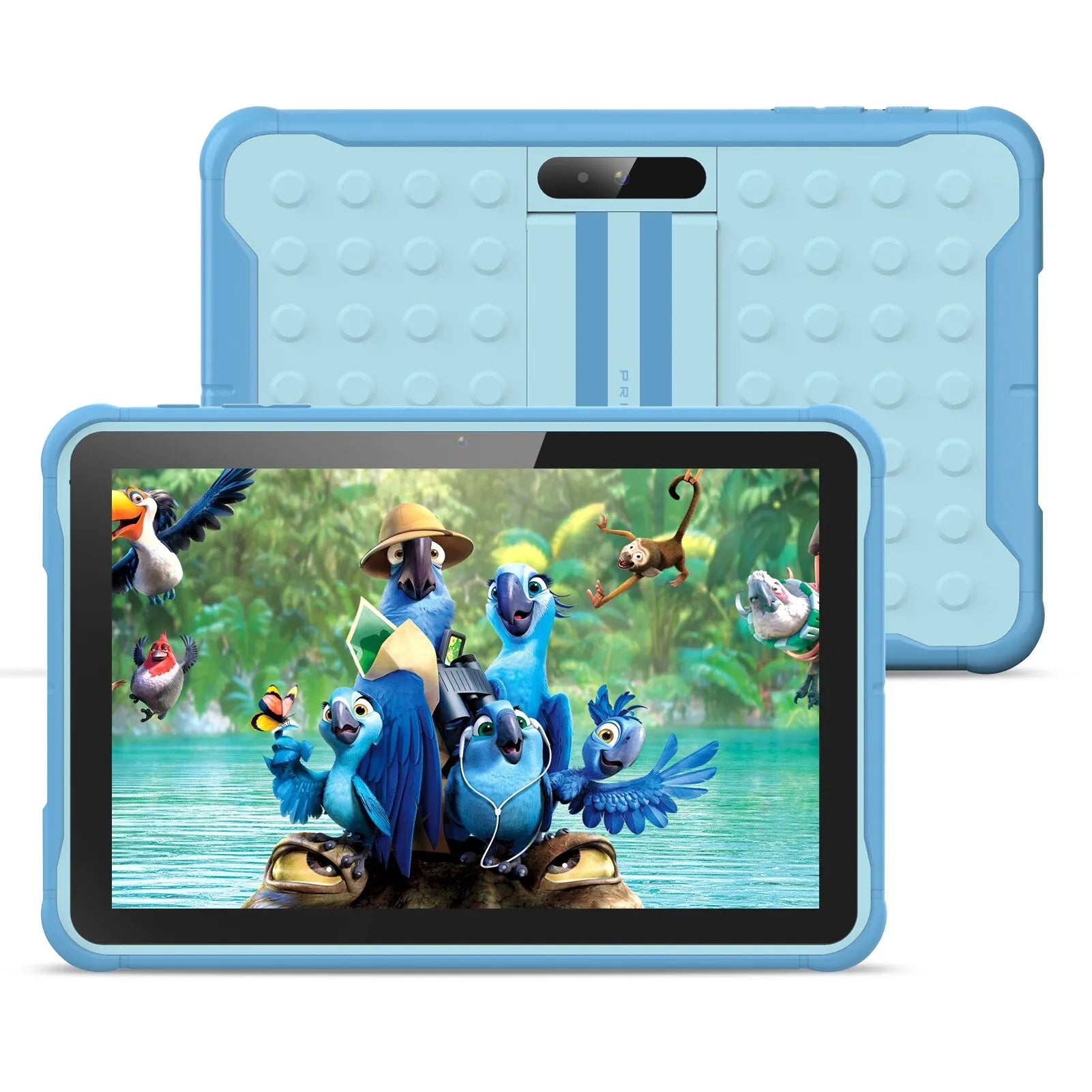 Kindertablet 10 Inch Android 13 Quad Core 2GB RAM 64GB ROM met Beschermhoes 7