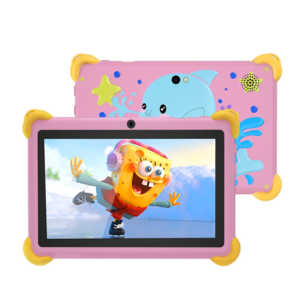 Kindertablet 7 Inch Android 12 met 4GB RAM en 64GB Opslag 7