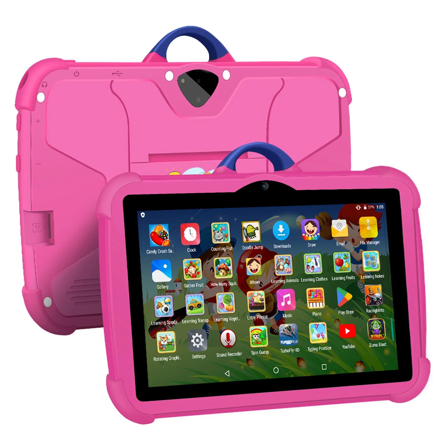Kindertablet 7 Inch Quad Core met 4GB RAM en 64GB ROM 0