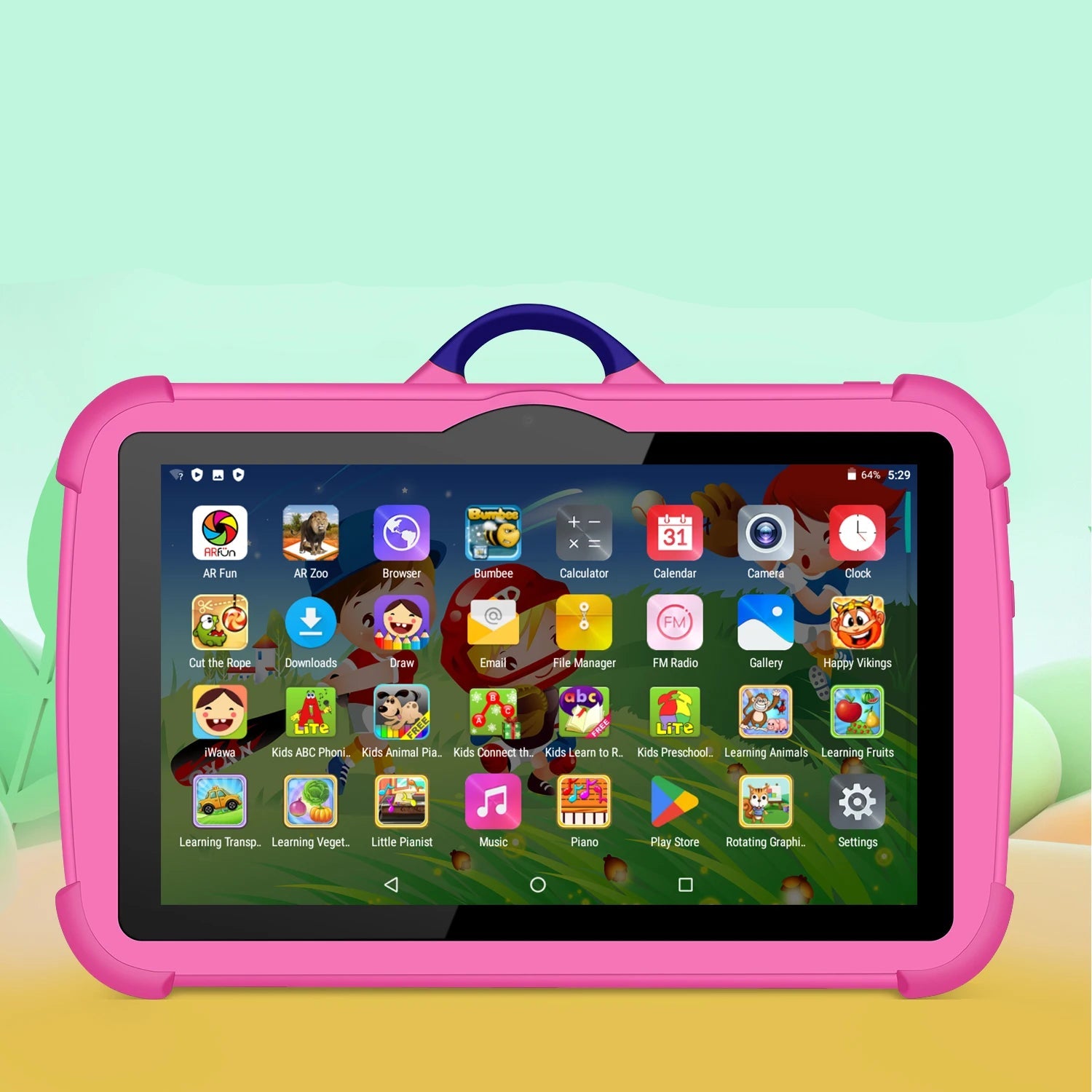 Kindertablet 7 Inch Quad Core met 4GB RAM en 64GB ROM 2