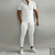 Variant image for Heren Trainingspak Slim Fit Poloshirt met Halve Rits en Slanke Broek-29