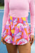 Korte Broek met Smock Taille en Abstracte Print voor Dames 3