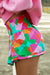 Korte Broek met Smock Taille en Abstracte Print voor Dames 8