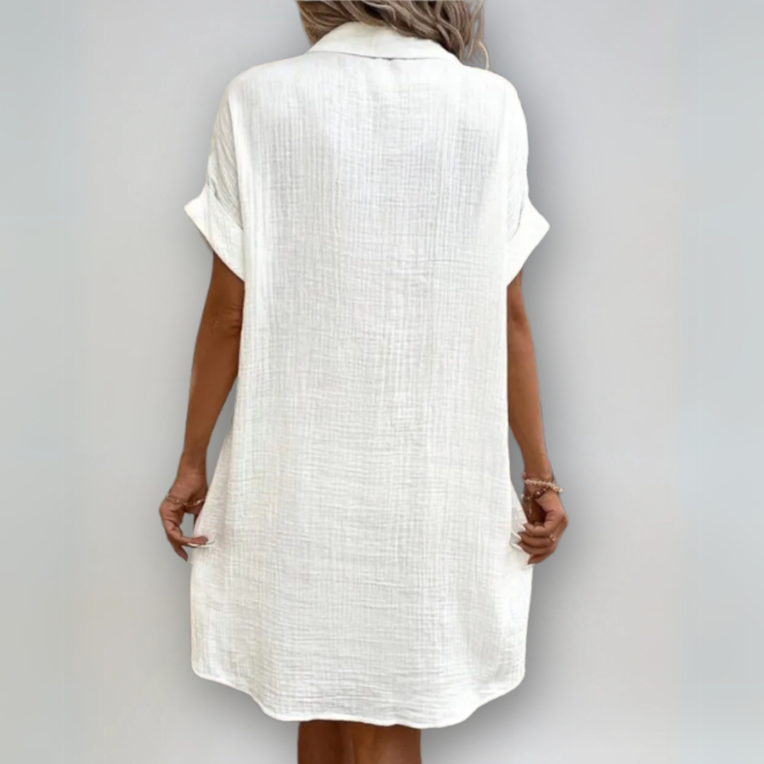 Korte Mouwen Jurk voor Dames - Casual Elegantie 1