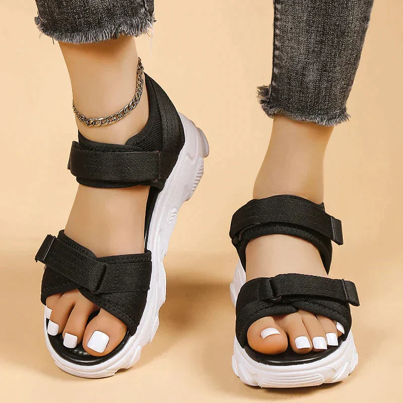 Vrouwen Sandalen Elegante Wit Orthopedisch Comfortabel Synthetisch-2