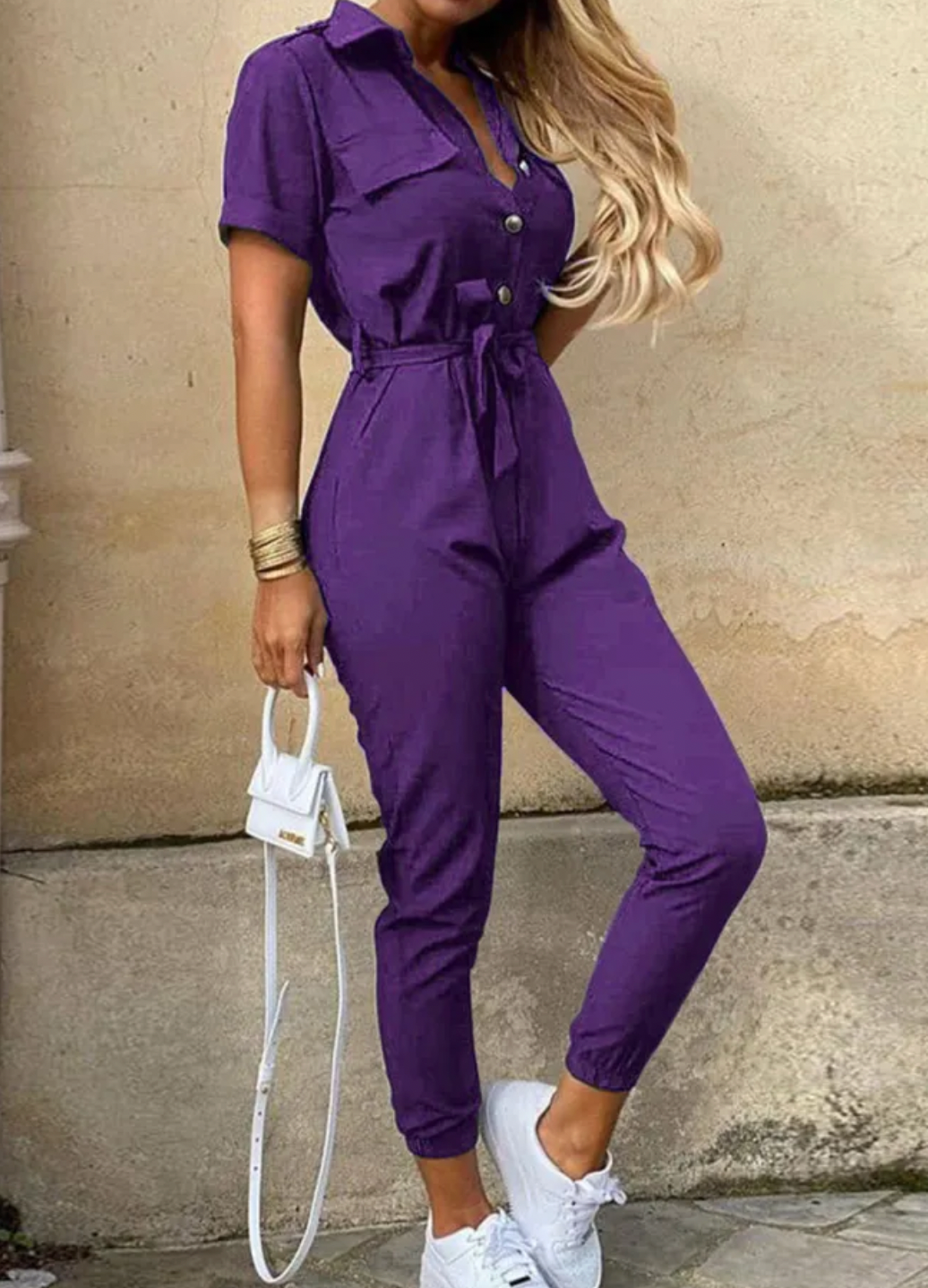 Variant image for Dames Jumpsuit Feestelijk Hoogwaardige Stof Elegante Snit-37
