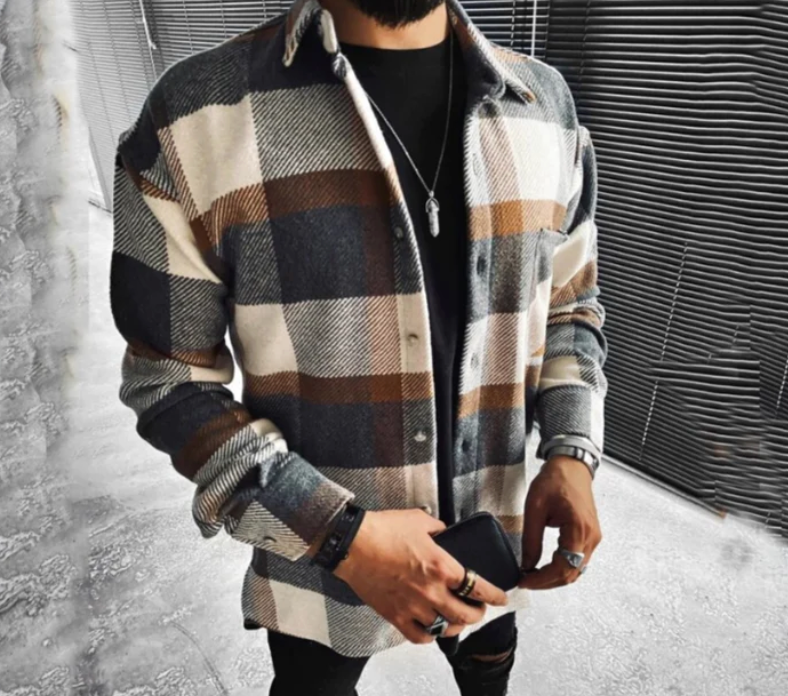 Variant image for Heren Shirt Casual Ademend Katoen Diverse Kleuren-13