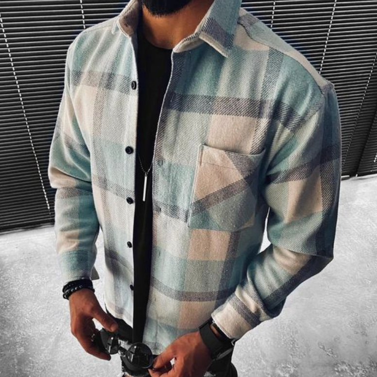 Variant image for Heren Shirt Casual Ademend Katoen Diverse Kleuren-10