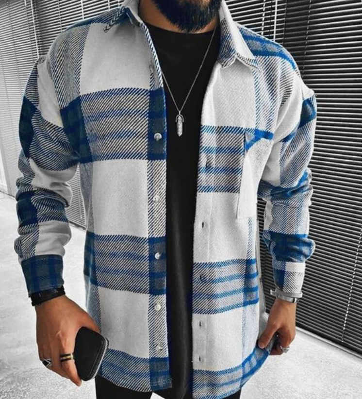 Variant image for Heren Shirt Casual Ademend Katoen Diverse Kleuren-21