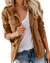 Lange Dames Jas Met Zakjes Polyester Voor Herfst 3