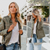 Lange Dames Jas Met Zakjes Polyester Voor Herfst 5
